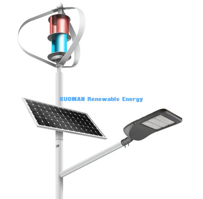 Progetto di sistema di illuminazione ibrido a energia solare e del vento, area solare e ad alta latitudine, lampione stradale autostradale