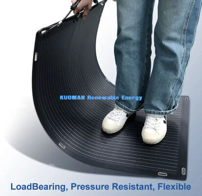 Pannello solare flessibile bifacciale per camper, da viaggio e per uso domestico, 200W FFC e fibra di carbonio