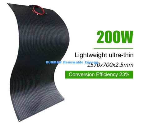Pannello solare flessibile di 200 W durevole per la vita fuori rete