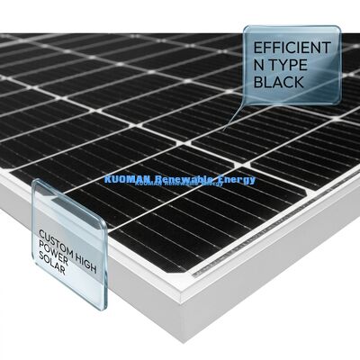 25A pannello solare ad alta corrente con efficienza del 22% e resistenza alle intemperie IP65 per sistemi off-grid e commerciali