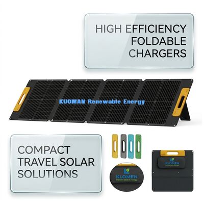 Pannello solare portatile in poli silicio da 120 W IP68 impermeabile pannello solare pieghevole per viaggi all'aperto