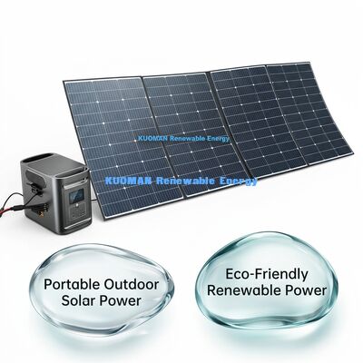 400W Pannello Solare Portatile Pieghevole IP68 Impermeabile Caricatore Solare per Campeggio all'Aperto