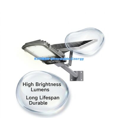 IP65 resistente all'acqua 300W luce solare con modalità motion sensing e pannello solare per strade urbane
