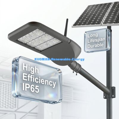 Smart Solar Street Light con IoT 4G, gestione centralizzata e resistenza all'acqua IP66 per le città intelligenti