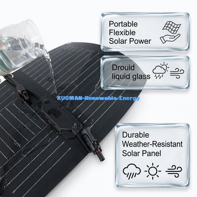 Pannello Solare Flessibile Pieghevole da 100W Rivestito in ETFE per Alpinismo e Overlanding