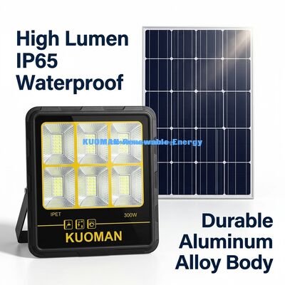 Lampione solare impermeabile IP65 da 200W-400W con LED solare da giardino ad alto lumen da 15000LM