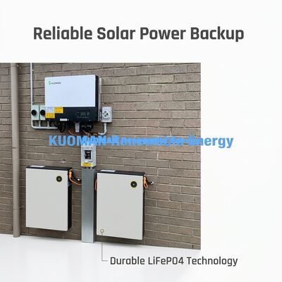 Sistema di accumulo domestico super sottile da 10 kWh con BMS intelligente per energia solare