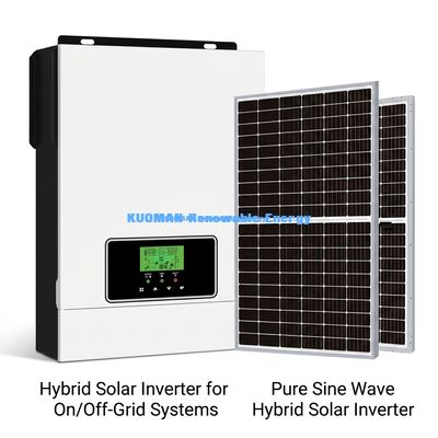 Inverter per energia off-grid da 24V con caricatore solare MPPT da 80A, controllo tramite app e uscita a onda sinusoidale pura per sistemi solari domestici