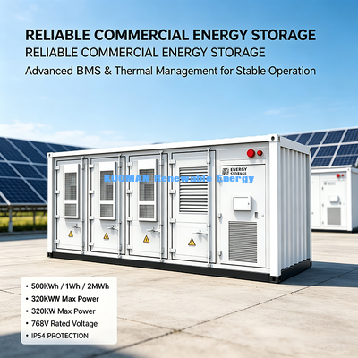 Contenitore ESS da 500 kWh/1 MWh/2 MWh | Stoccaggio di energia al litio a ciclo lungo per progetti solari