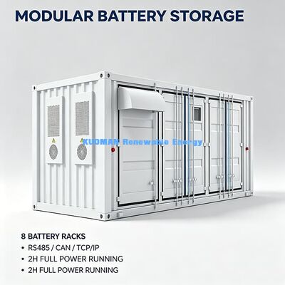 Long Life Containerized Battery Energy Storage 10000 Cycles Gestione termica intelligente ESS