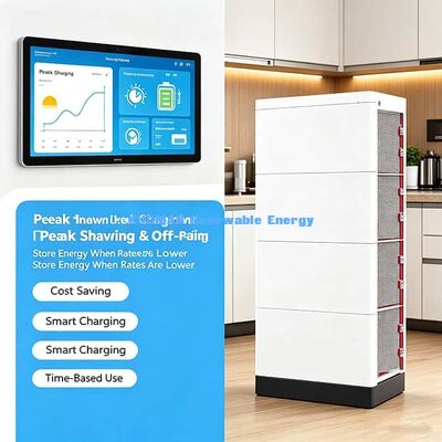 Batteria LiFePO4 da 30,72 kWh Max Impilabile con Supporto di 10 Anni per Progetto Solare Domestico