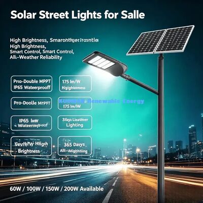 Parco industriale luce solare strada Parcheggio esterno lampada solare LED