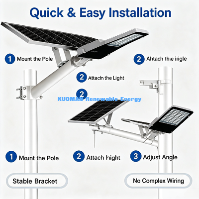 200W Alta potenza luce solare per strada Ampia illuminazione strada solare