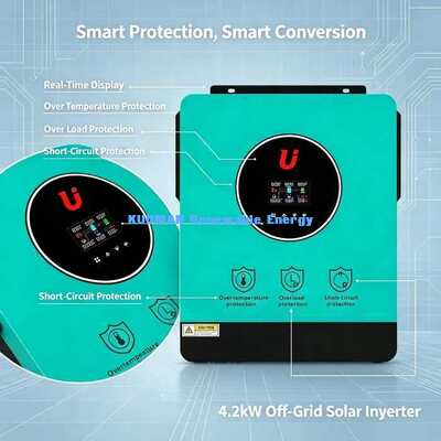 Inverter solare ibrido grid-tie ad alta efficienza 98% DC-AC da 4,2 kW