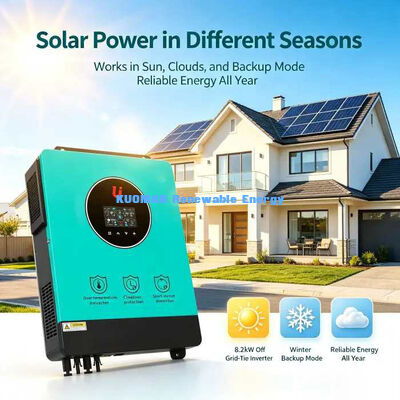 Off Grid Grid-Tie Inverter solare da 8,2 kW per lo stoccaggio di energia solare domestica residenziale
