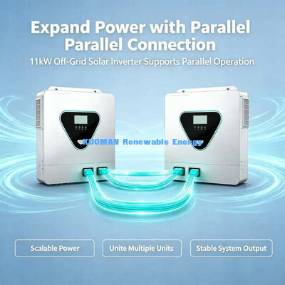 Invertitore solare off-grid 11KW integrato doppio MPPT 160A caricabatterie onda sinusale pura 230VAC uscita