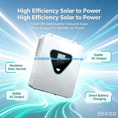 Inverter Solare Off-Grid ad Alta Efficienza da 11KW Efficienza di Picco del 96% Alimentazione di Backup Solare Domestica