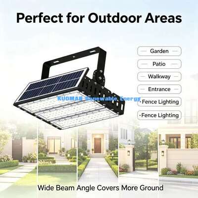 Lampione solare modulare a LED IP65 120lm/W ad alto flusso luminoso per illuminazione esterna di stadi e tunnel