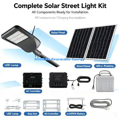 Lampada stradale intelligente ad alta efficienza energetica. Monitoraggio in tempo reale, illuminazione intelligente per progetti municipali.