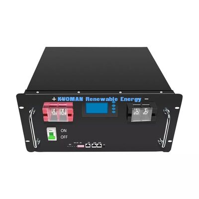 Modulo Batteria Rack LiFePO4 48V 200Ah con 8000 Cicli di Scarica Profonda e Certificazione UL CE per Accumulo Batteria Domestico
