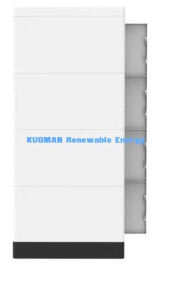 KM NEW POWER 51.2V 400Ah Batteria LiFePO4 impilabile con monitoraggio in tempo reale per lo stoccaggio di energia domestica
