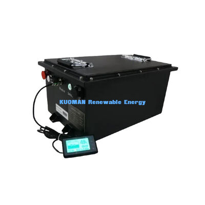 KM 48V -50-150Ah Batteria LiFePO4 Personalizzata per Golf Cart 8000 Cicli