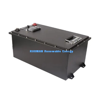 KM 72V -100Ah Carro da golf personalizzato Batteria LiFePO4 con 8000 cicli e 7360Wh di energia