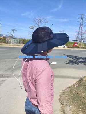 Cappello solare ricaricabile portatile pieghevole KM
