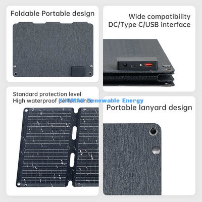 Pannello Solare per Telefono Cellulare Caricatore Solare per Laptop e Telefono Cellulare 40W 60W