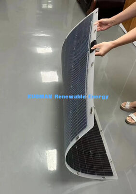 Pannello Solare Flessibile Bifacciale Pieghevole a 360 Gradi 200W Impermeabile IP68 con Fibra di Carbonio