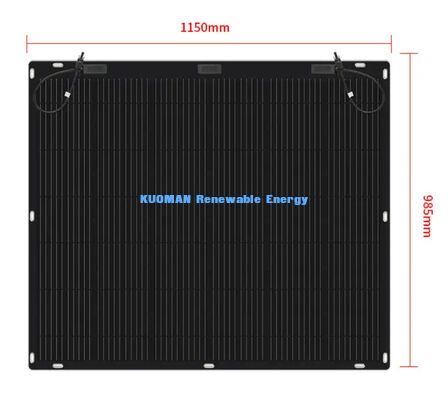 800W pannello solare flessibile con IP68 impermeabile e 360 gradi pieghevole per il tetto RV Marine