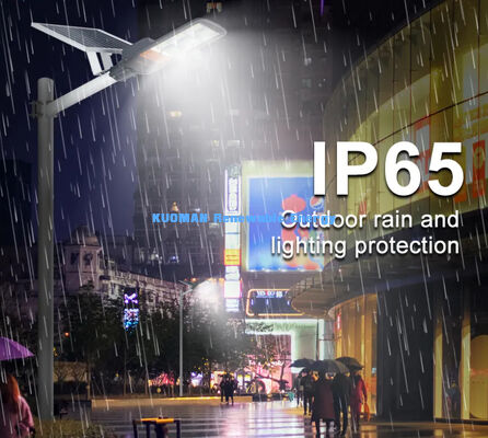 Lampione solare IP67 impermeabile da 300W-500W con lampada stradale a LED con sensore di movimento intelligente