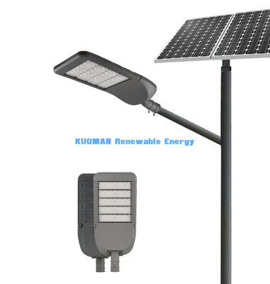 Lampione Stradale Solare in Alluminio Impermeabile IP65 da 50W con Tecnologia LED per Illuminazione Stradale Esterna