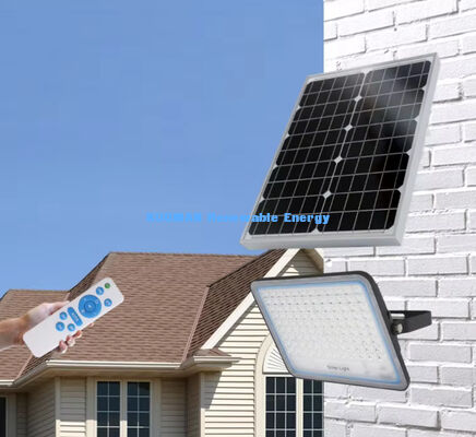 Lampione solare impermeabile IP65 da 15000LM ad alto lume con sensore di movimento per la sicurezza esterna