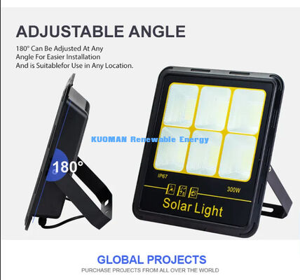 Lampione solare impermeabile IP65 da 200W-400W con LED solare da giardino ad alto lumen da 15000LM
