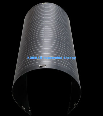 Pannello solare flessibile bifacciale per camper, da viaggio e per uso domestico, 200W FFC e fibra di carbonio