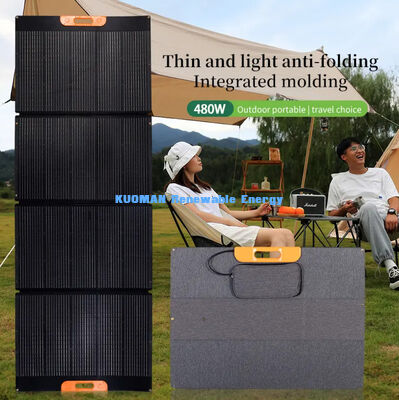 Pannello solare pieghevole portatile da 480W con efficienza del 22% e design resistente alle intemperie