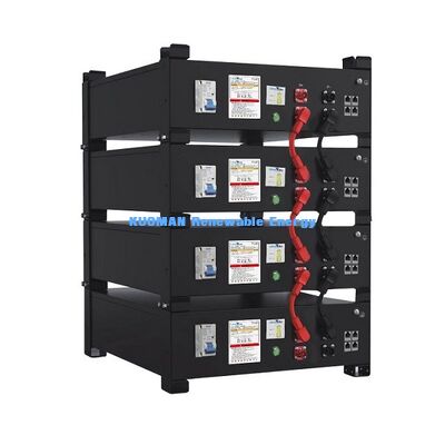 KM New Power 51.2V 400Ah LiFePO4 Home Battery Storage System con 10,24KWh~30,72KWh di capacità e 6000 cicli di vita