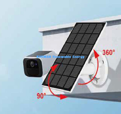 Lampada a sensore solare impermeabile da 3 W con pannello solare portatile da 182 mm x 182 mm per illuminazione di sicurezza esterna