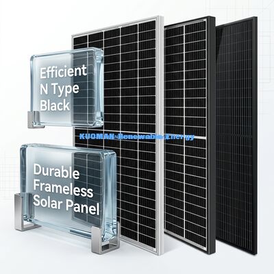 Pannello Solare da 500W-600W con Efficienza del 22% e Resistenza agli Agenti Atmosferici IP65 per la Produzione di Energia Industriale