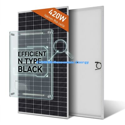 Pannello solare monocristallino da 300W-400W con telaio in alluminio anodizzato per alta efficienza