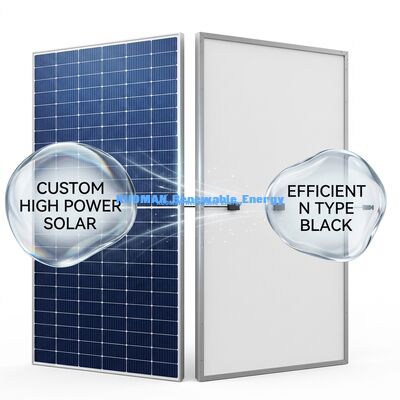 Pannello Solare da 500W-600W con Efficienza del 22% e Resistenza agli Agenti Atmosferici IP65 per la Produzione di Energia Industriale