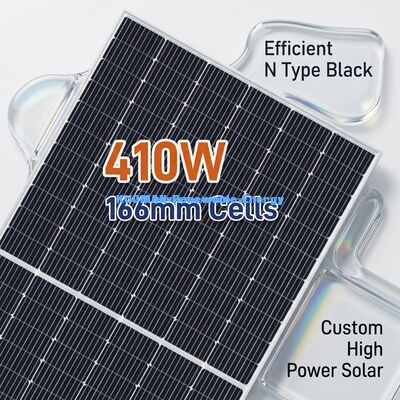 Pannello solare monocristallino da 300W-400W con telaio in alluminio anodizzato per alta efficienza