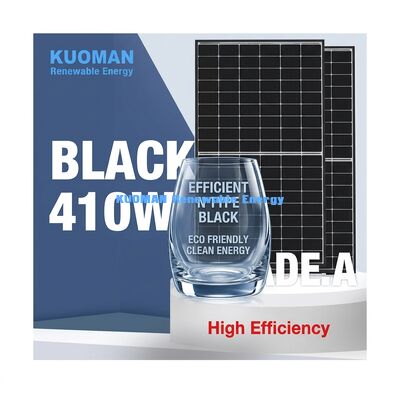 Pannello Solare Neri Tipo N 415W con Efficienza del 22% e Telaio in Alluminio Anodizzato