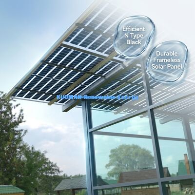 pannello solare mono Perc da 540W a 550W con efficienza del 22% e design senza cornice
