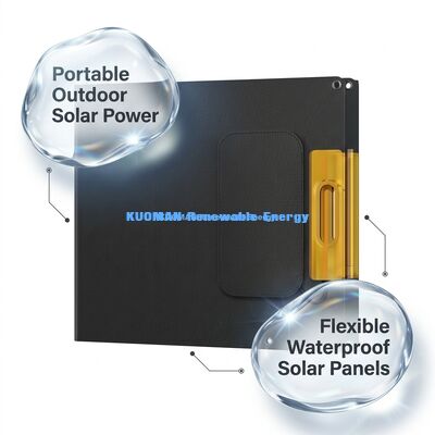 200W IP68 impermeabile a 360° pannello solare pieghevole portatile pieghevole per alimentazione di emergenza
