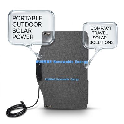 100W Pannello Solare Portatile Pieghevole IP68 Impermeabile Pannello Solare Flessibile per Viaggi