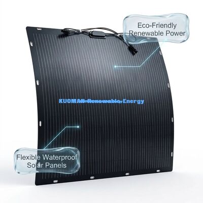 Pannello Solare Flessibile Bifacciale da 200W - Pannello Solare in Silicio Policristallino per Energia Pulita Rinnovabile