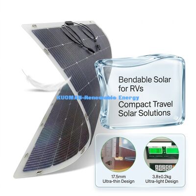 Pannello solare flessibile bifacciale IP67 impermeabile da 200W, pieghevole a 360°, per camper, casa e viaggi