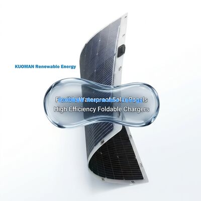 Pannello Solare Flessibile Bifacciale Pieghevole a 360 Gradi 200W Impermeabile IP68 con Fibra di Carbonio